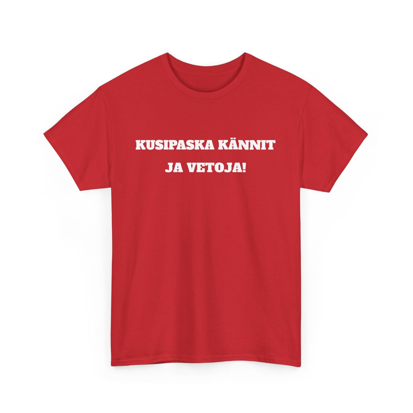 Kusipaska kännit ja vetoja t-paita