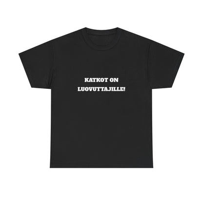 Katkot on luovuttajille t-paita