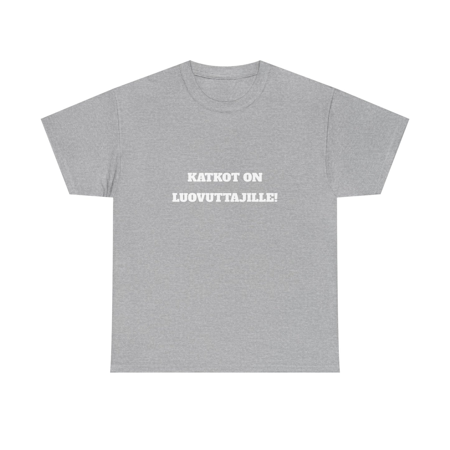 Katkot on luovuttajille t-paita