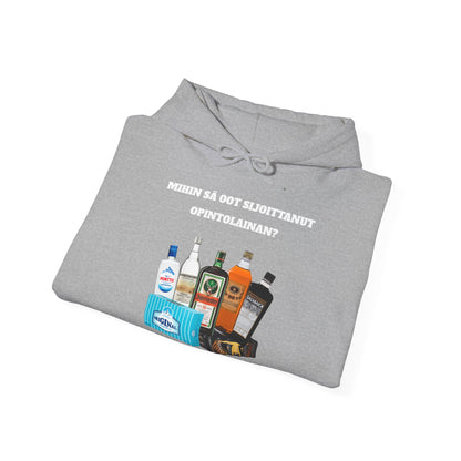 Mihin sä oot sijoittanut opintolainan huppari