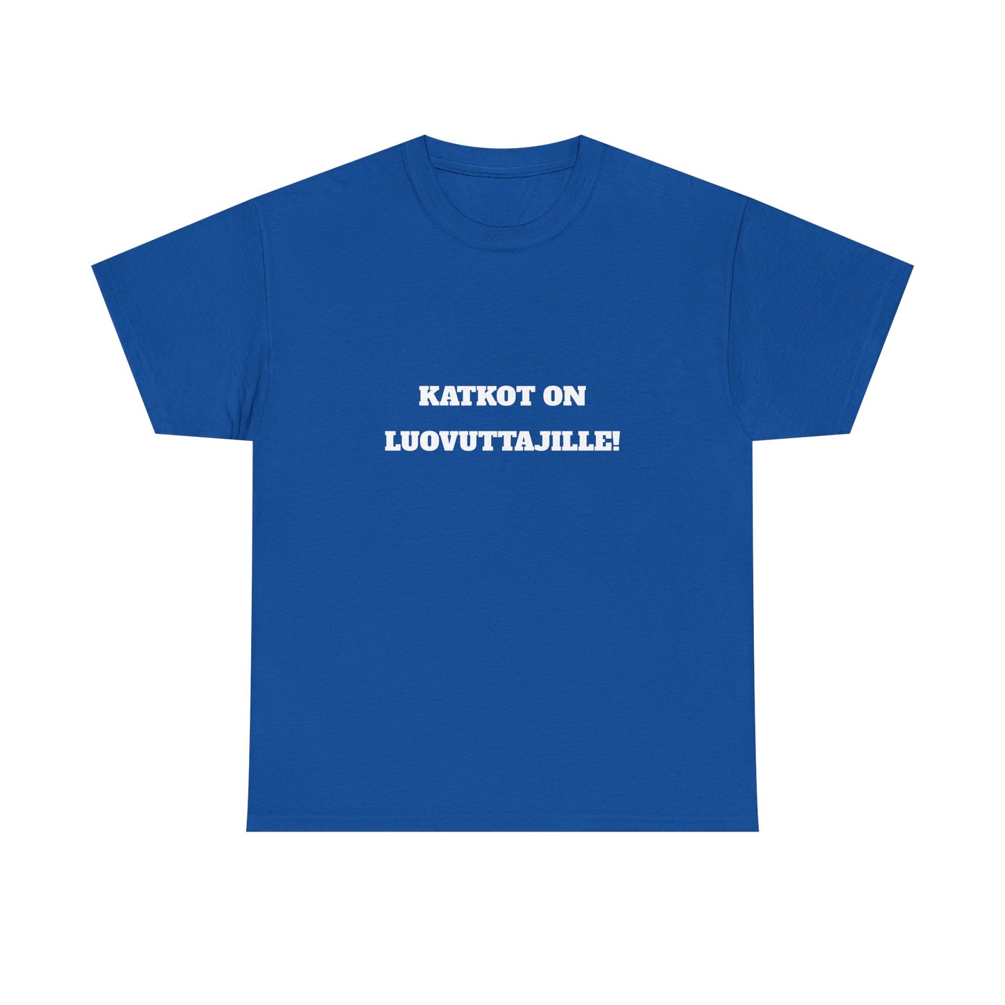 Katkot on luovuttajille t-paita