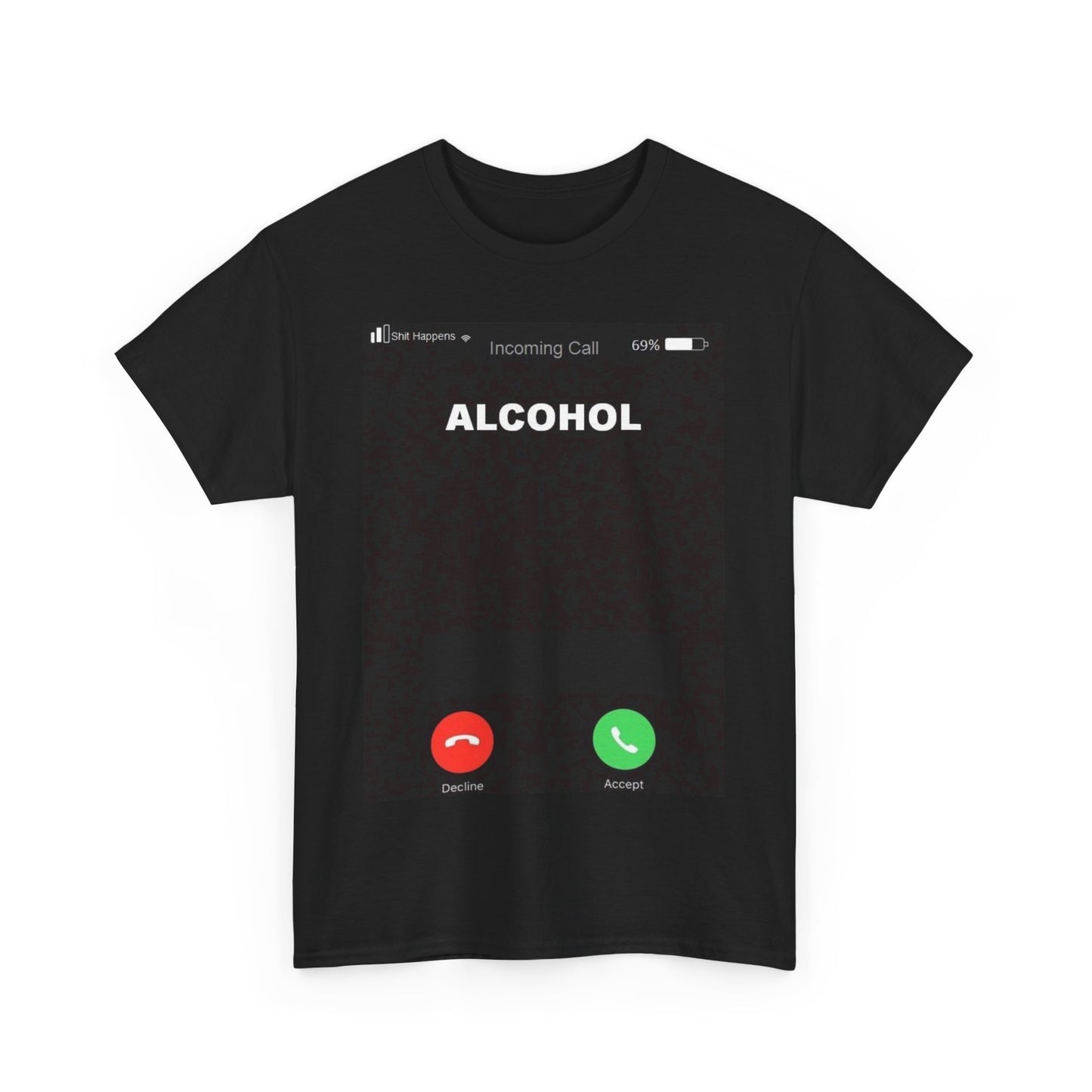 Alkoholi soittaa t-paita
