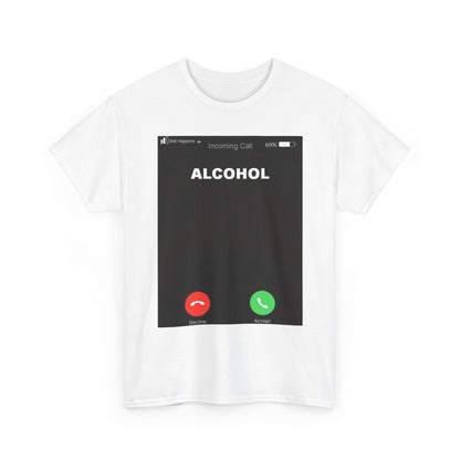 Alkoholi soittaa t-paita