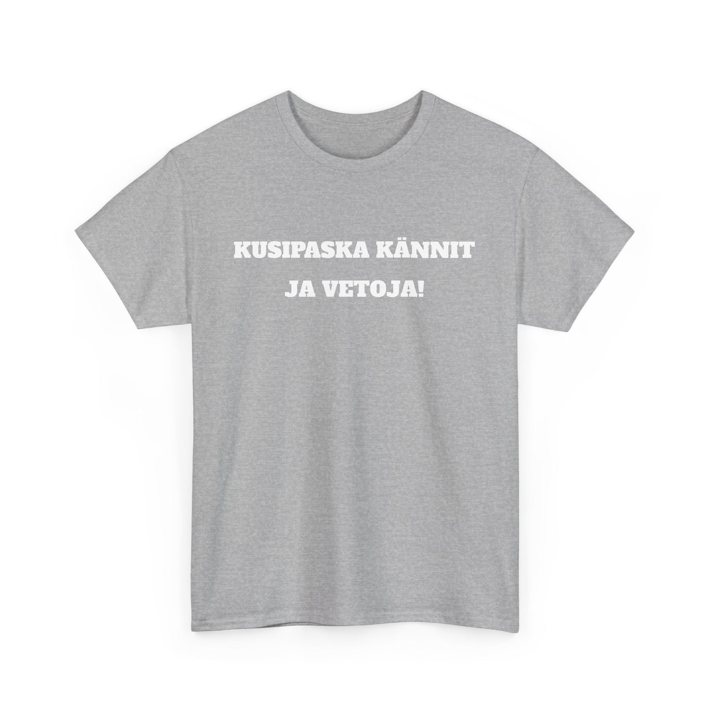 Kusipaska kännit ja vetoja t-paita