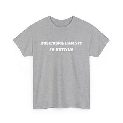 Kusipaska kännit ja vetoja t-paita