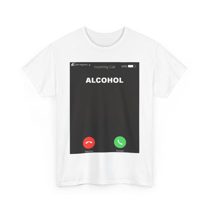Alkoholi soittaa t-paita