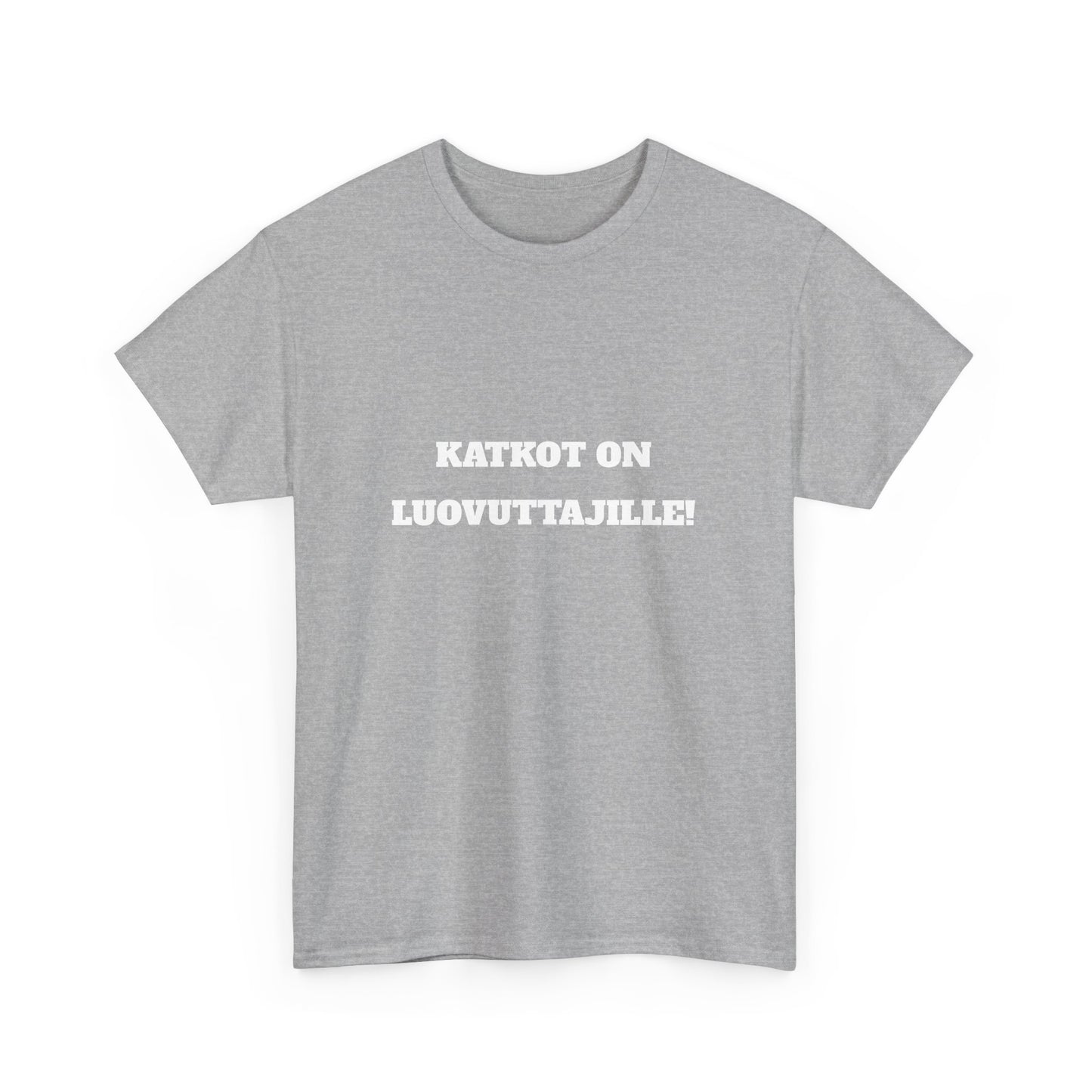 Katkot on luovuttajille t-paita