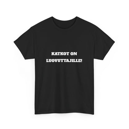 Katkot on luovuttajille t-paita