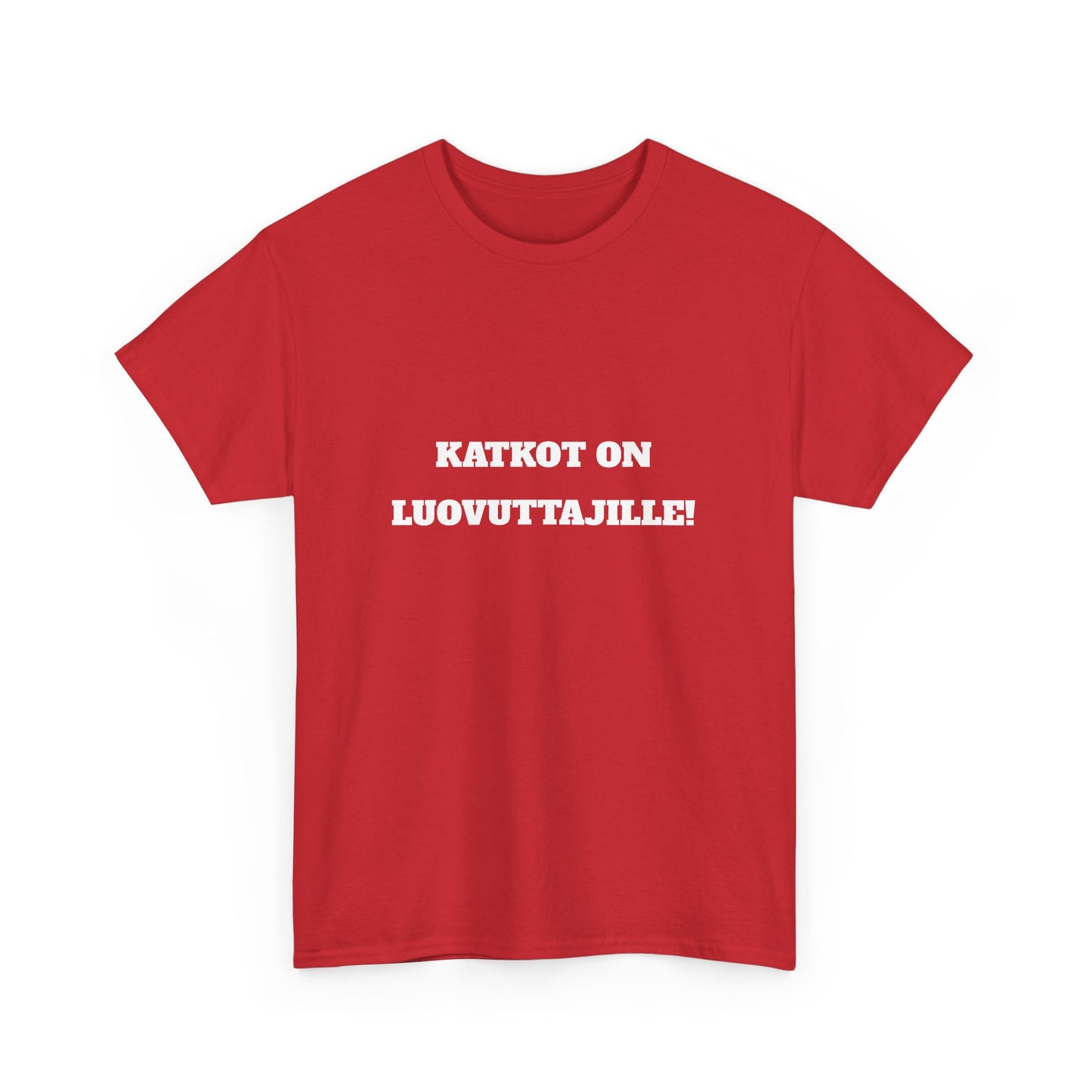 Katkot on luovuttajille t-paita
