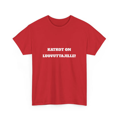 Katkot on luovuttajille t-paita